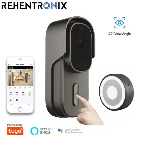 Tuya WiFi Doorbell Camera Battery SmartHome Video Doorbell Home 1080P Wireless Intercon Door bell wi
