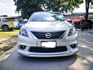 ชุดแต่งรถยนต์ สเกิร์ต NISSAN ALMERA รุ่นปี 2012-2013 ทรง RBS