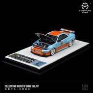 Time Micro 1/64 Nissan Skyline GT-R R34 - GULF Livery