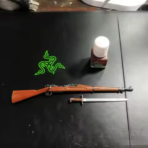 1/6 Scale 3D Printed WWII Springfield M1903A1 Rifle Model for 12" Action Figures