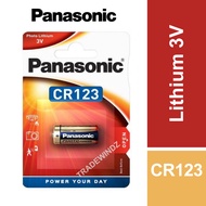 🔥Original Panasonic CR123 / CR123A 3V Photo Lithium Battery Photo Power Camera Battery