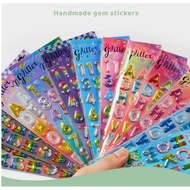 MR SHOP [ST 05] Sticker Letter Deco Decoration DIY Diary Craft Metallic Journal