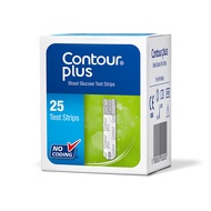 Contour Plus Blood Glucose Test Strips - 25's test strips