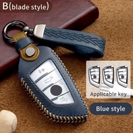 Genuine Leather TPU Smart Car Key Case Cover Bag Keychain For BMW 3 5 7 Series F20 G20 G30 X1 X3 X4 X5 G05 X6 Remote Fob Holder Shell Styling