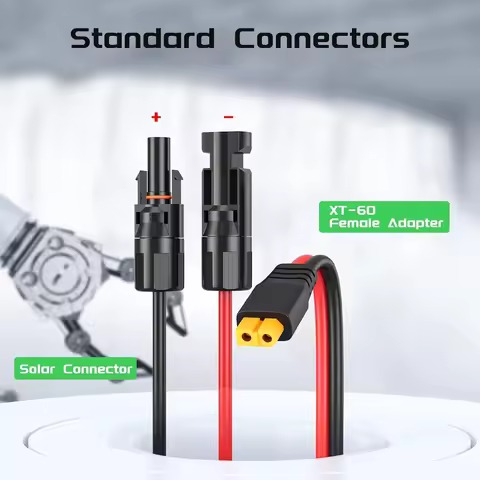Bateria Power Solar Cable XT60 to MC4 12AWG 3.3Ft Solar Connector Extension Cable for Solar Panel,RV