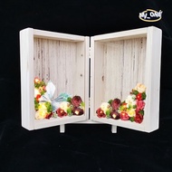 7x9x4cm 3D Wooden Frame For DIY, Photo, Wedding Photo /Bingkai Foto 3D untuk DIY, Gambar, Mas Kahwin