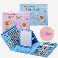 58 86 168 208pcs Kids Painting Pen Crayon Marker Pencil Drawing Art Set color set colour pencil Wate