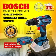 SYK BOSCH GSR18V-60FC Cordless Drill Driver Power Tools Hand Drill Bosch Drill Battery Bosch Mesin D