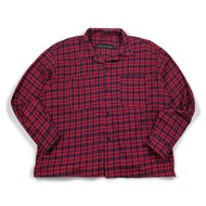 Flannel Shirt Flossie Crimson Red Plaid Thanksinsomnia Flannel Shirt Man