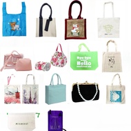 Assorted Colourful Garnier Bio Essence Hada Labo Loreal Tote Sling Recycle Bag Jute Bag Eco Bag