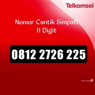 Nomor Cantik Simpati 4G LTE 11 Digit Sakti Combo 0812 2726 225 dan 0812 22 72 62 52