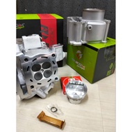 COMBO LC135/LC V8 FI/Y15ZR 65MM CERAMIC BLOCK+ RACING HEAD 22/25MM Thailand🇹🇭 TAIKOM RACING CAN USE 