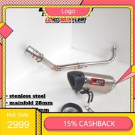 Exhaust AHM M3/exhaust AHM M3 PNP EX5, WAVE100, WAVE125, DASH110, DASH125, SRL110, SRL115FI, LAGENDA