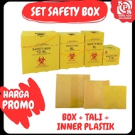 Safety Box 2.5L, 5L, 8L, 12.5L Medical Trash Box Cardboard Medical Safety Box Medical Waste Box Bioh