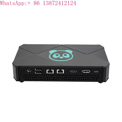 AMD R9 7940HS Octa-Core Mini PC with Radeon 780M DDR5 Dual Ethernet & Win11 5.2GHz Speed for Industr