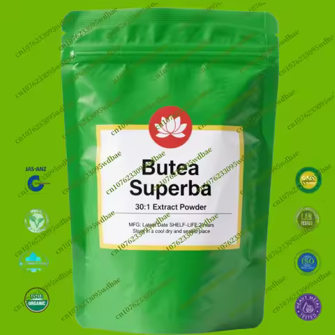 Butea Superba 30:1 Customized Powder Refillable bags Packaging for Global Soap Production Raw Materi