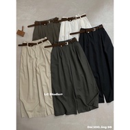 Pants with belt 0230
