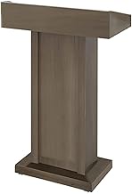 Stylish and Modern Luxury Lecterns Wood With Storage Rack Podium Stand Conference Table Teacher Podiums Laptop Desk Portable Standing Lectern