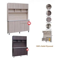 4ft / 5ft Kitchen Cabinet + Top Storage Cabinet stove Tile Top (Free Installation)