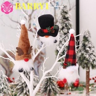 BARRY1 Elf Gnome Light, Antlers Dwarf Rudolph Gnome Glowing Doll, Creativity Lattice Hat Snowman Glo