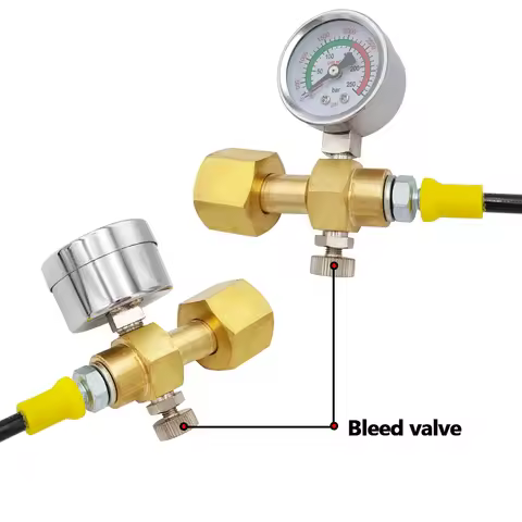 NEW Refilling Station Charging Adapter Transfer Nitrogen Argon CO2 From 40L Bottle To Small Welding 