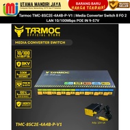 Tarmoc TMC-8SC2E-4A4B-P-V1 | Media Converter Switch 8 FO 2 LAN 10/ 100Mbps POE IN 9-57V