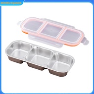 Snack Containers Sealed Snack Container Leak-proof Bento Box with Divided Compartments for School an
