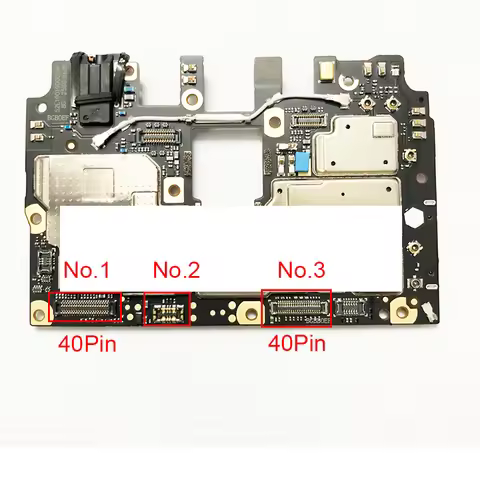 2Pcs LCD Display Touch Screen Plug FPC Connector For Xiaomi Pocophone Poco F1 USB Charging Charger P