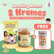 Gadoeh Rasa - BUY 2 GET 3 (Cancer Refill 150gr + Kremes Jar 150gr) + Free Snack Tempe 70gr