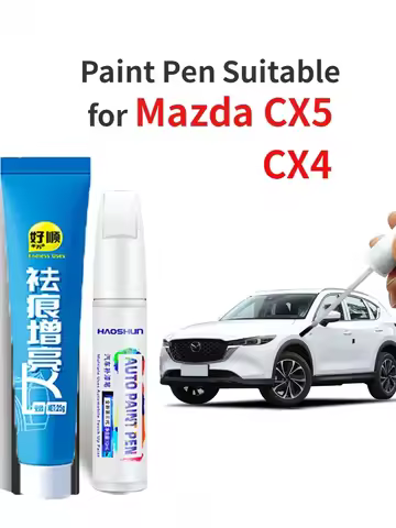 Paint Pen Suitable for Mazda CX5 Paint Fixer Pearlescent White Platinum Steel Gray Soul Red CX4 Car 