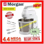 【READY STOCK】 MORGAN STAND MIXER 400W STAINLESS STEEL 3.5L BOWL MSM-NC400HM