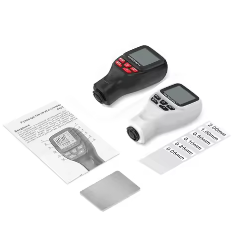 Coating Thickness Gauge 0-2000UM 3 Probe Car Paint Thickness Tester Digital Backlight CoatingThickne