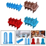 Silicone Ice Cube Tray 3D Design 21 Cubes with Lid for Cocktails and For whiskey