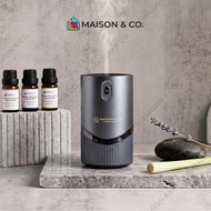 Maison & Co. [GREY] TITANIUM Aroma Nebulizer | Rechargeable Waterless Pure Essential Oil Diffuser