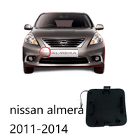 Front Bumper Towing Cover  for NISSAN almera 2011  2012 2013  front bumper cap cover