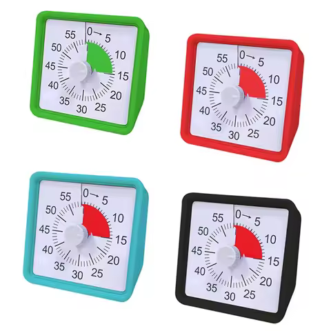 60 Minute Visual Timer Visual Timer For Kids For Office Kitchen Pomodoro Timer With Silent Operation