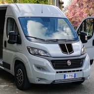 Car Hood Stickers Sport Stripes Auto Engine Cover Decor Stickers Vinyl Decal For Fiat Ducato L1H1 L1