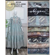 M.puji Mix B Midi Dress. premium 3d crespo net.