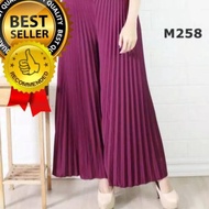 V258 - PLISKET PANTS PLEAT PANTS LONG PANTIES PLISKET FLOWY
