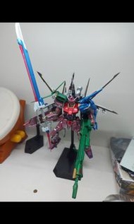 高達 模型 MG 1/100 嫣紅 加 炮劍裝 成品(已賣)