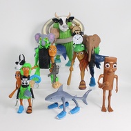 Action Figure BRAINROT ANOMALY Large Tung Tung Sahur Toy Assembled Cake Topper Display