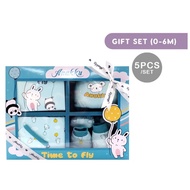 Anakku Newborn Baby Boy Gift Set [5pcs/set] Set Hadiah Bayi Lelaki [0-6 Months]