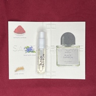 Byredo Black Saffron, 2012 2ML Perfume Sample Fragrance
