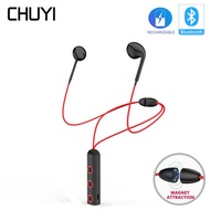New BT313 Magnetic Bluetooth Headset Earphone Sport Running Headphone Bluetooth Earpiece With Mic St