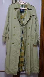 vintage Burberry 女性風衣 長版 12 Long  附純羊毛長袖內裡