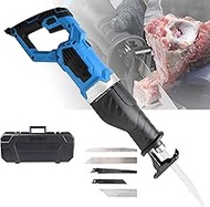 Electric Bone Saw,Handheld Butcher Bone Saw with Saw Blades, Commercial Reciprocating Meat Cutter 18