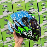 หมวกกันน็อค/RAIDEN Full Face Blade Ignition **รองรับการติดตั้งบลูทูธ ‼️**