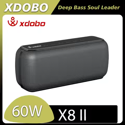 XDOBO X8 Bluetooth Speaker with Stereo Sound, 60W High Power Bass Portable Bluetooth 5.0 & TWS Funct