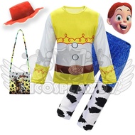 hiCosplaydy Toy Story Cowgirl Jessie Cosplay Set