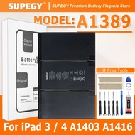A1389 Battery For iPad 3 A1403 A1416 A1430 A1433 A1458 iPad3 iPad4 tablet Repair Part  Capacity Tabl